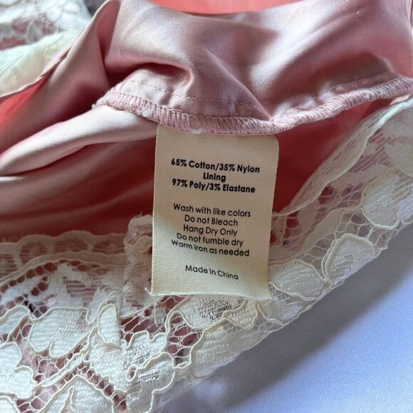 NWT RACHEL PARCELL WHITE LACE SHORT SLEEVE SHEATH MIDI COCKTAIL DRESS - S - Picture 14 of 14